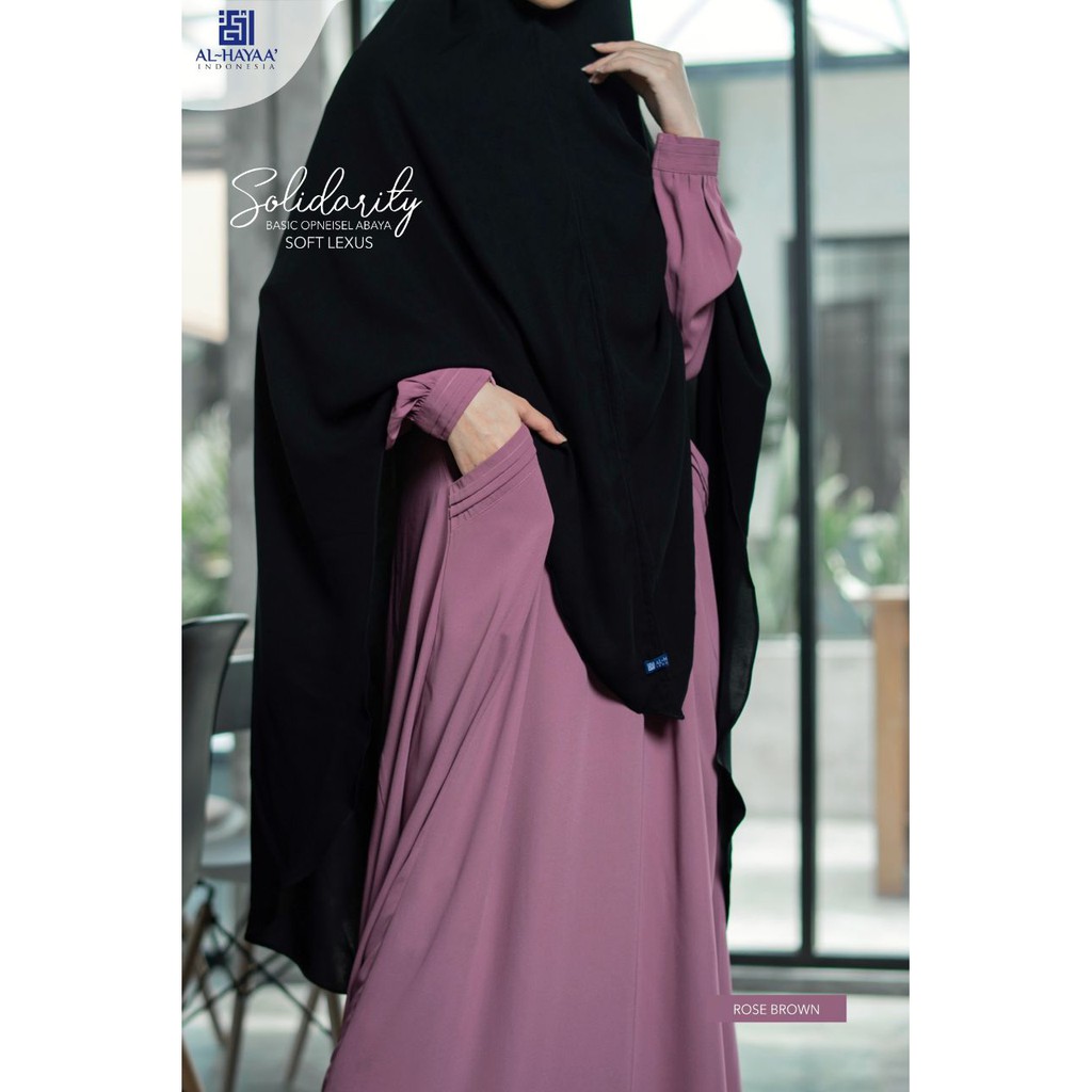 GAMIS SOLIDARITY | HIJAB SYARI POLOS AL HAYAA