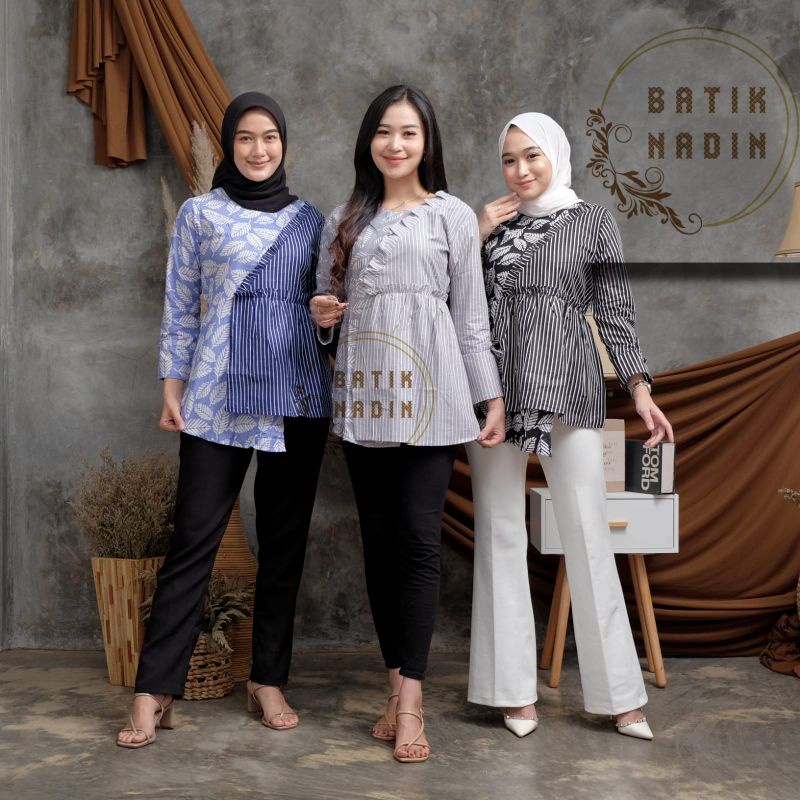 Baju Batik Kerja Jumbo Kekinian dan Termurah.