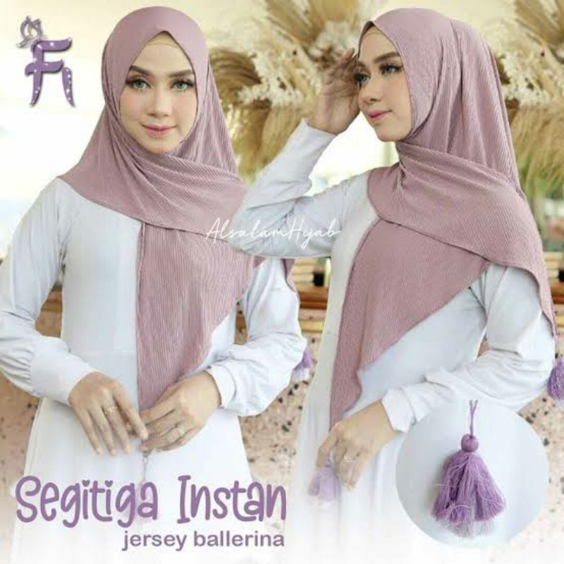 SEGITIGA PLISKET INSTAN JERSEY TASEL