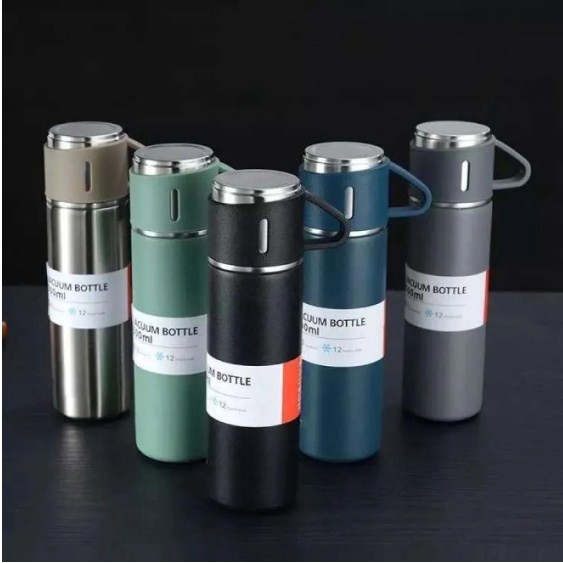 Vacum Flask Set Cangkir / Termos Vacum set / Tumbler Sultan Gift Set / Termos air panas dan dingin p