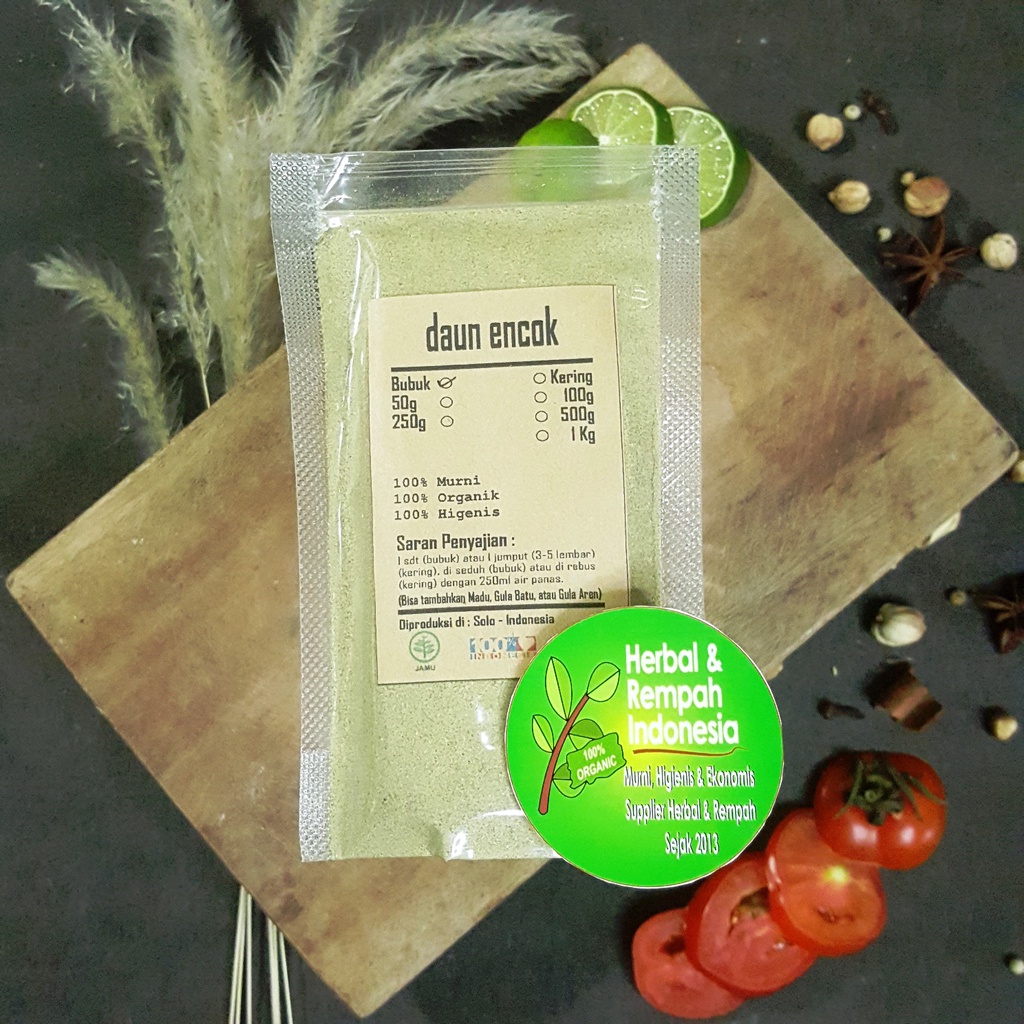 

Daun Encok Bubuk - 50 GR / REMPAH / JSR / 100% MURNI