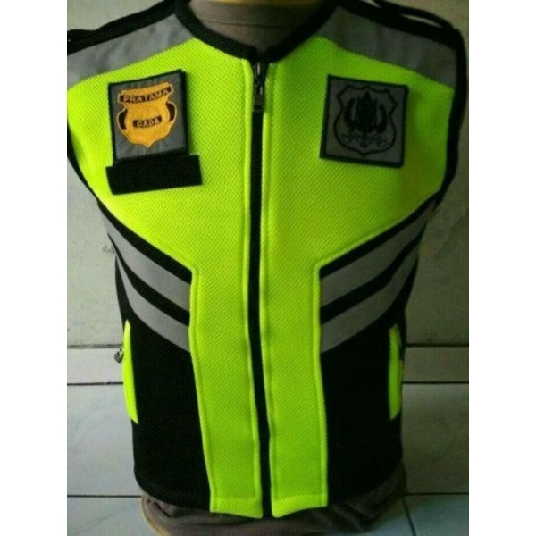 Rompi Polisi,Security,DOBEL MES bordir