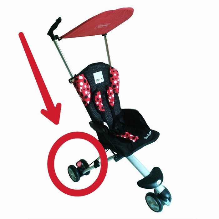 Jual Roda Stroller Isport Cocolatte (Belakang Set)