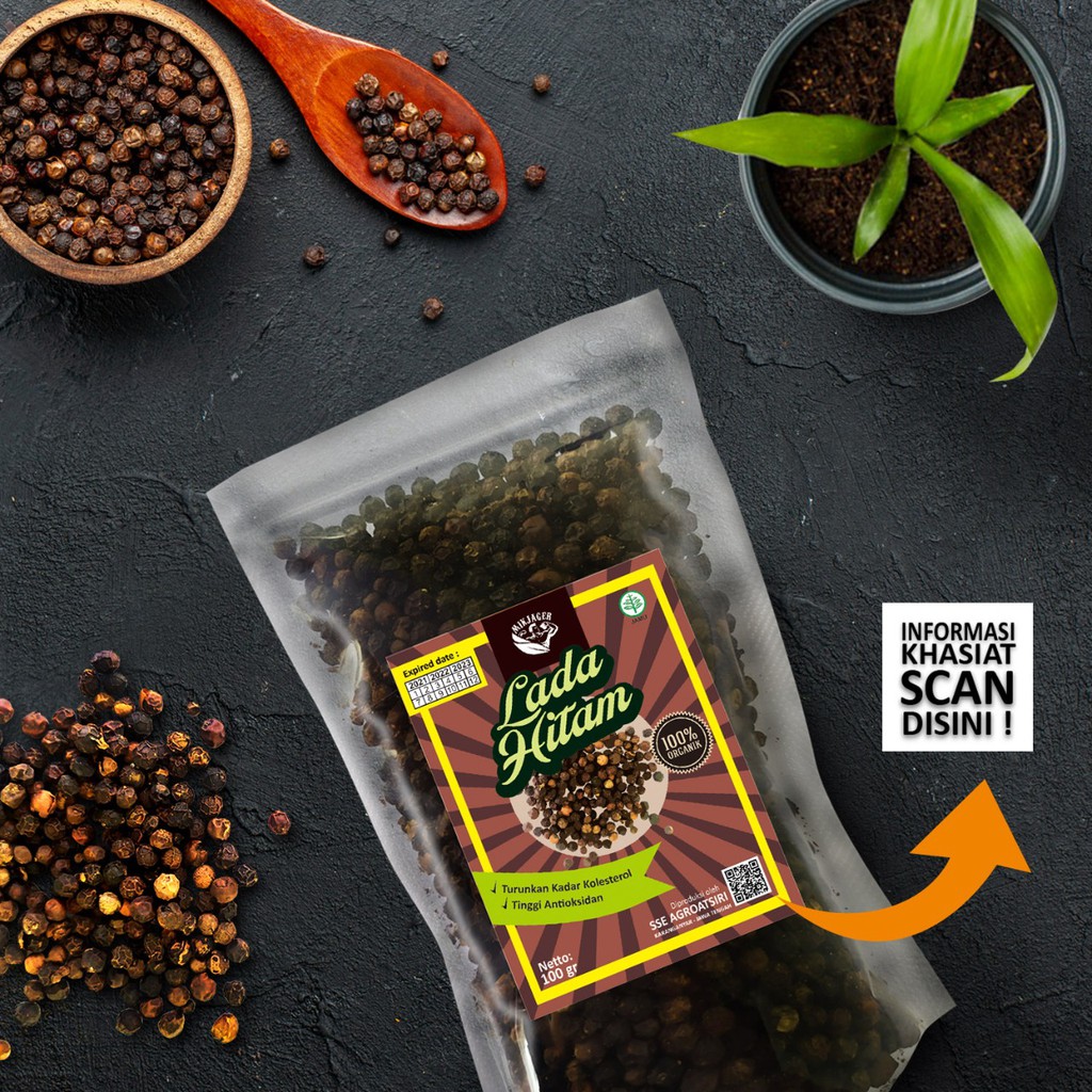 

LADA HITAM BLACKPEPPER SUPER REMPAH 100 GRAM