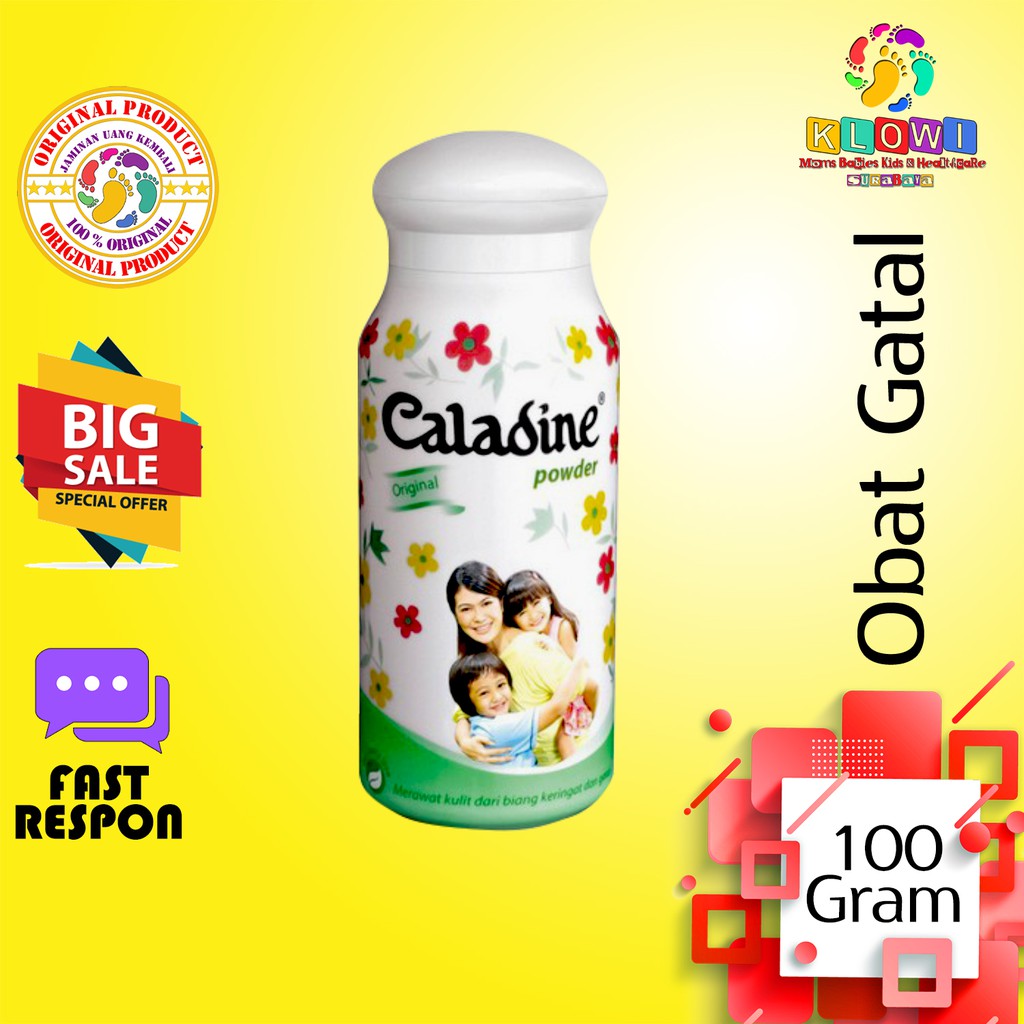 Caladine Powder 100G / Bedak Gatal &amp; Alergi / Bedak Antiseptik / Bedak Badan