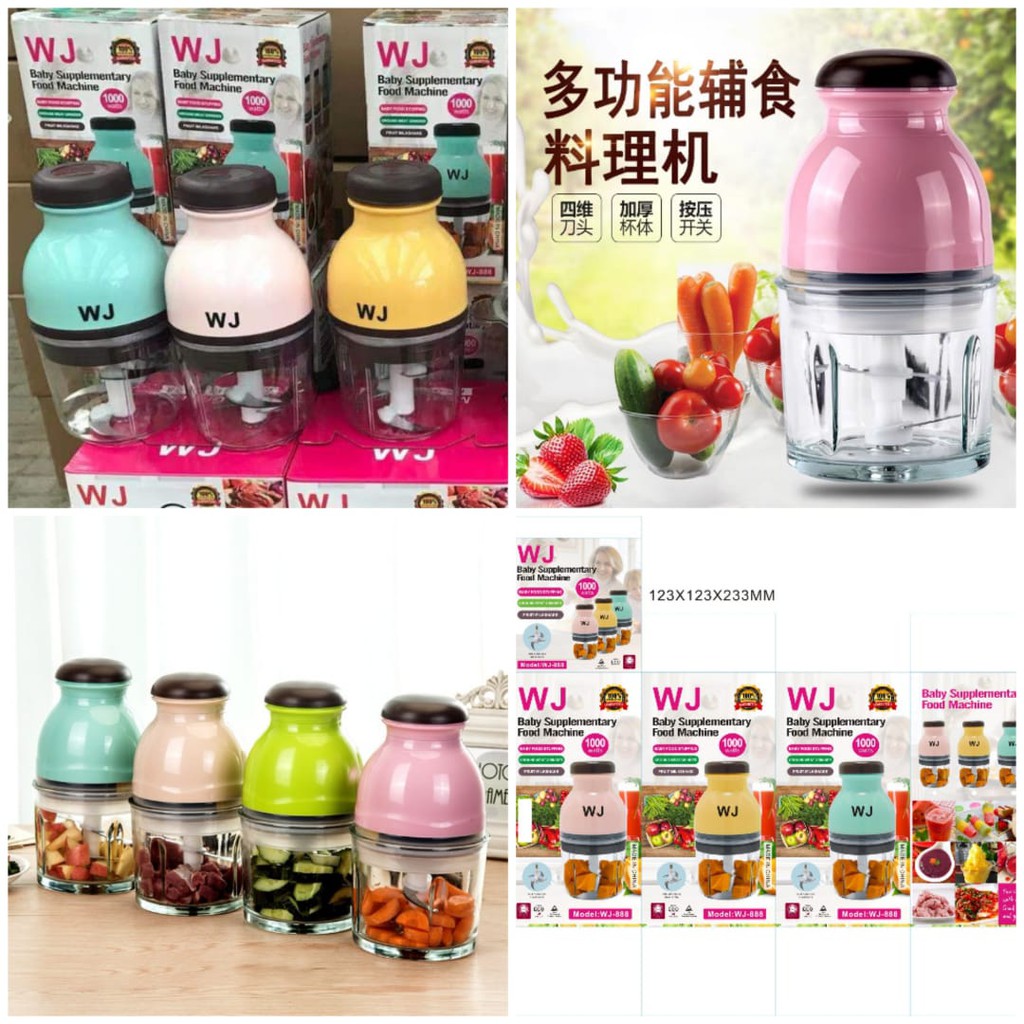 Blender Capsul Cutter Quatre warna Blender Kapsul Capsule Penggiling Pencacah Daging Buah Dan Sayur