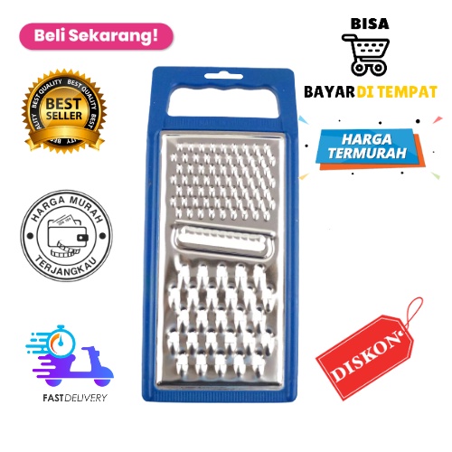 [BISA COD] DISKON Parutan Serbaguna Dilengkapi Pegangan Stainless Tajam Parutan Multifungsi Parutan 