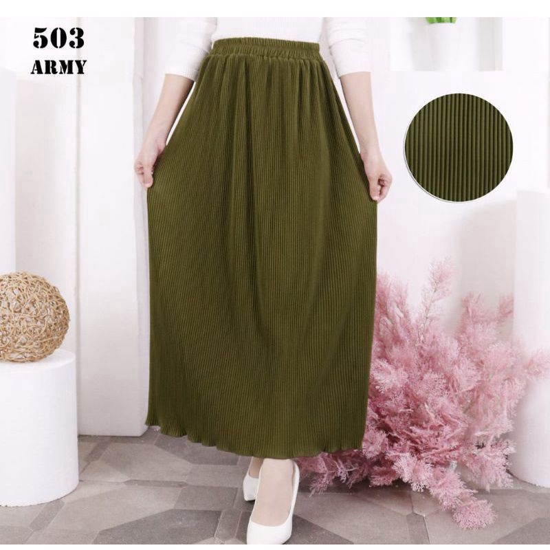 PDN Rok span lidi Plisket Lidi  pleated skirt rok midi skirt rok plisket lidi premium