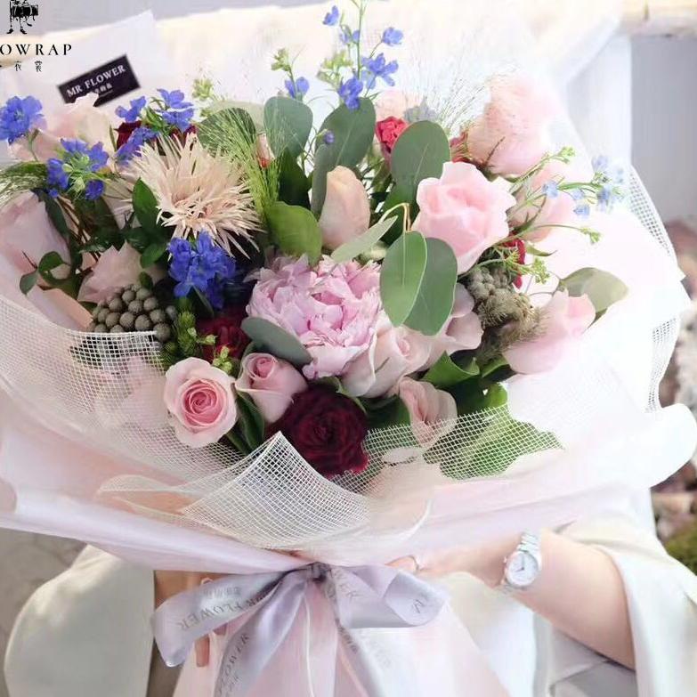 

Berkualitas! MYSTYLE KERTAS BUNGA JALA POLYNET ROLL 53 CM X 731 CM PW/FLOWER WRAP/PEMBUNGKUS BUNGA WATERPROOF
