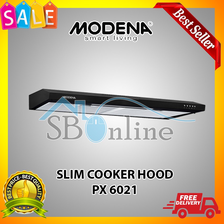 Slim Cooker Hood Modena PX 6021 Garansi Resmi