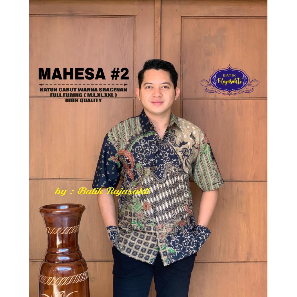 MAHESA 2 RAJASAKTI KEMEJA BATIK SOLO PRIA LENGAN PENDEK PANJANG LAPIS FURING ATASAN PREMIUM MODERN KATUN HALUS JATI MURBANI 2 JATI MURBANI JAWADEWI JAYA NEGARA 2 JAYANEGARA 3 JAYANEGARA JIWABUANGAH JIWAKU KAHURIPAN 3 KALASAN KALAWANGSA COLET 2 KALUNGAN