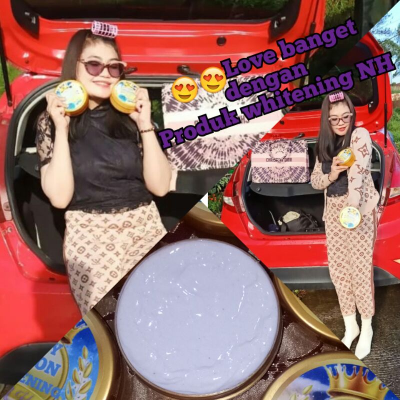 Racikan aman & ampuh memutihkan kulit tubuh. Body lotion whitening NH 100%Orginal