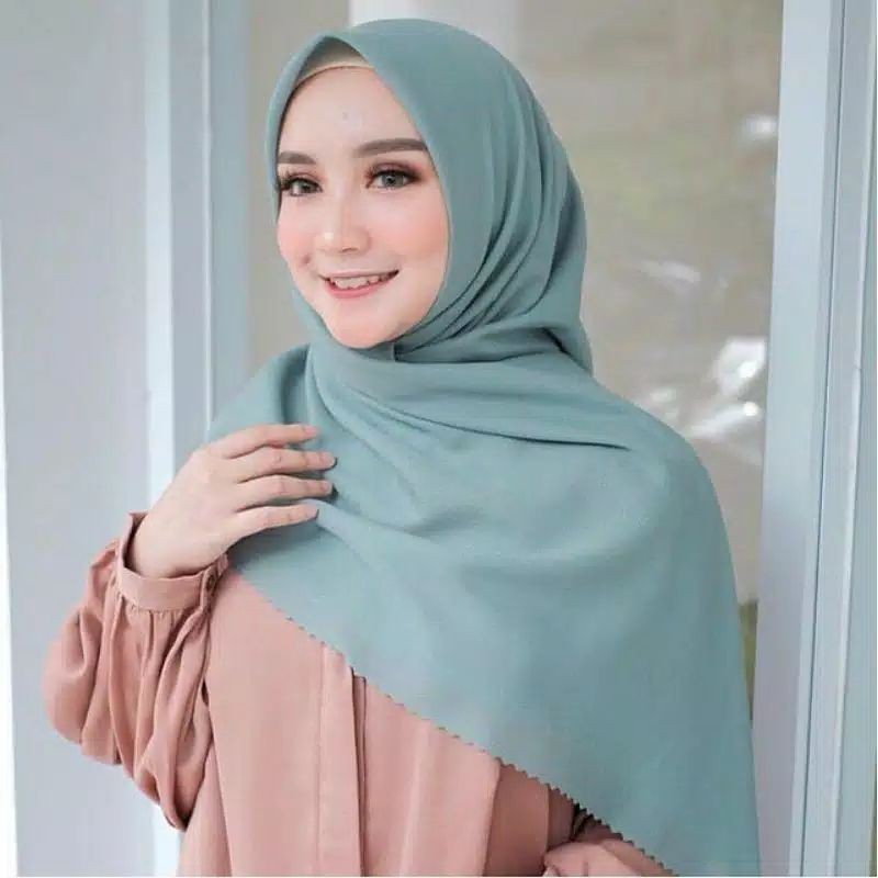 Bella Square lasercut hijau tosca