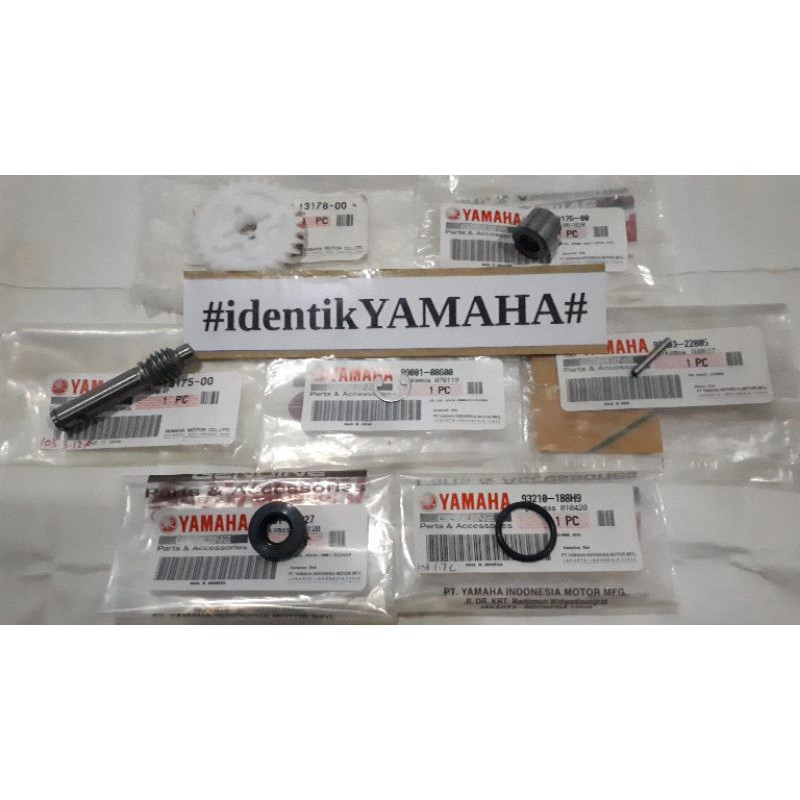 As gear pompa oli samping set ori rx king