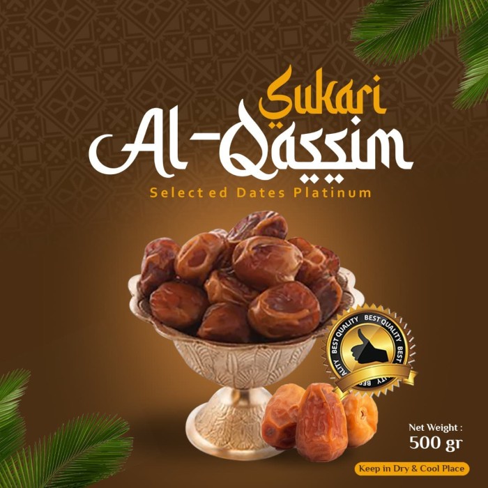 

Kurma Sukari 500 gr | Kurma Sukkari 500 gram