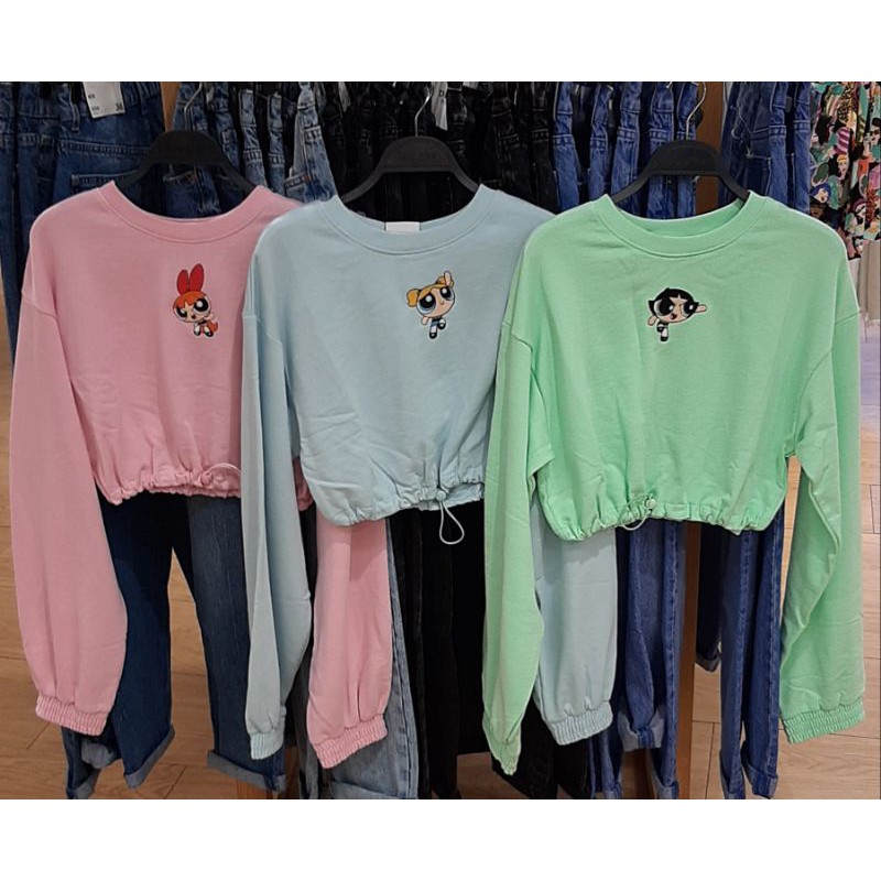 powerpuff girl sweatshirt bershka