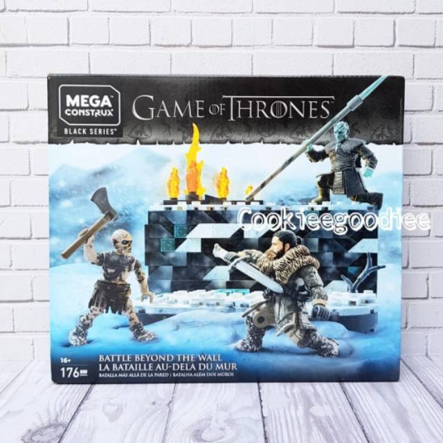 Lego Mega Construx Game Of Thrones White Walker Battle Shopee Indonesia