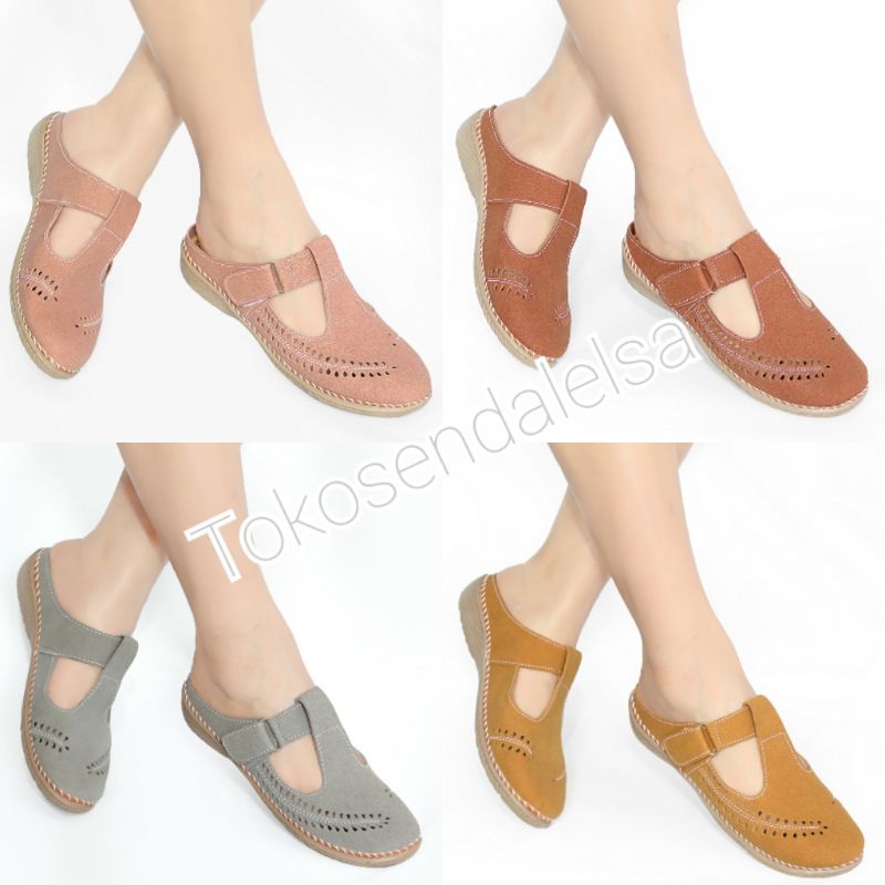 Sepatu Sandal Wanita Murah Sandal Wanita Slip Sandal Casual SS02 Bisa COD ss02