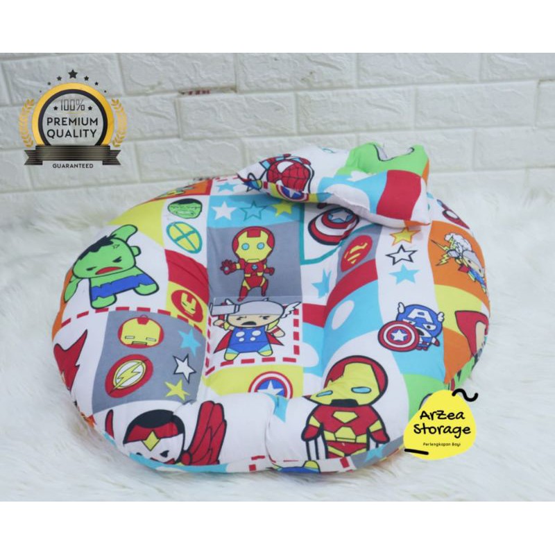 sofa bayi / baby launcer / FREE tas mika dan bantal mahkota superhero