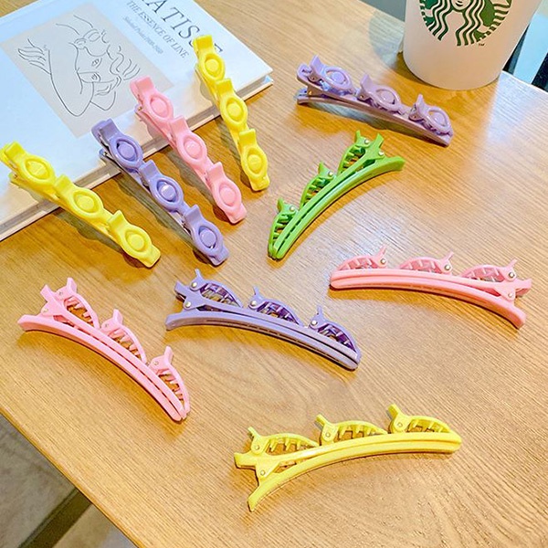 jepit rambut anak-anak color braided hairpin jje084 (1b3)