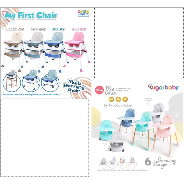 High Chair Baby Sugar Baby My Chair Bebe Smart My First Chair Kursi Makan Bayi