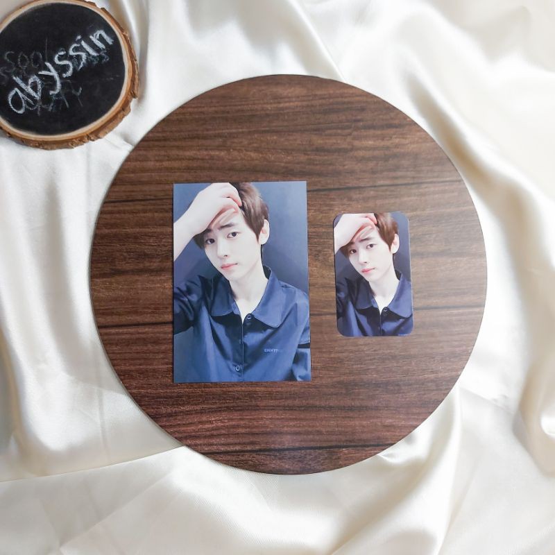 POSTCARD JAPAN & PC NP GLOBAL SUNGHOON - sunghoon photocard pc neck pillow np global gb postcard jp