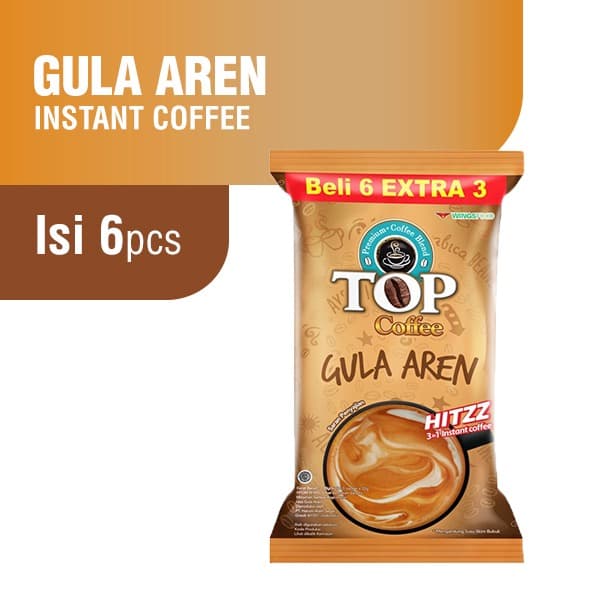 

NEW Top Coffee Kopi Instan Gula Aren 22 gr x 6 pcs