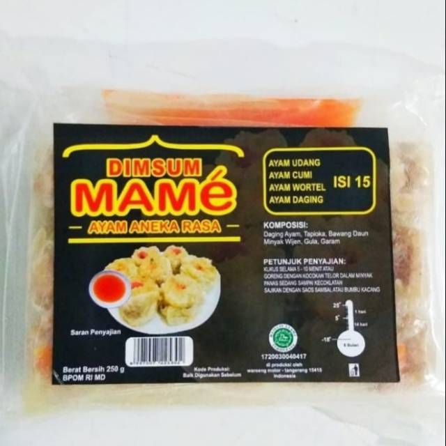 

Dimsum mame mix isi 15