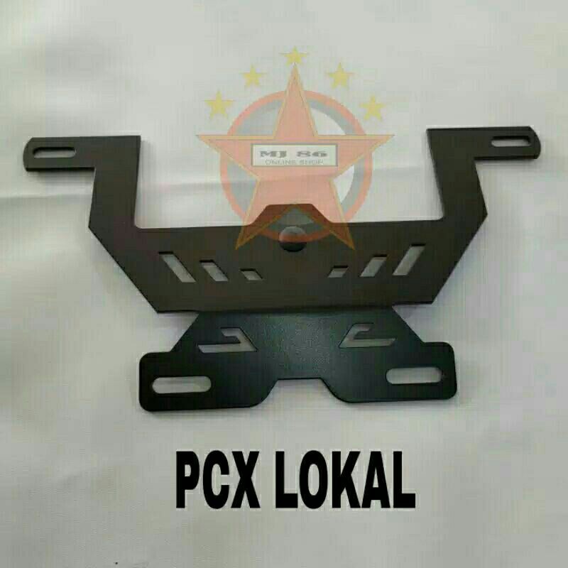 Breket Tatakan Plat Nomor Model Kumis  Ready Buat Motor Nmax Lama , Nmax New 2020 , Pcx 2018 , Aerox