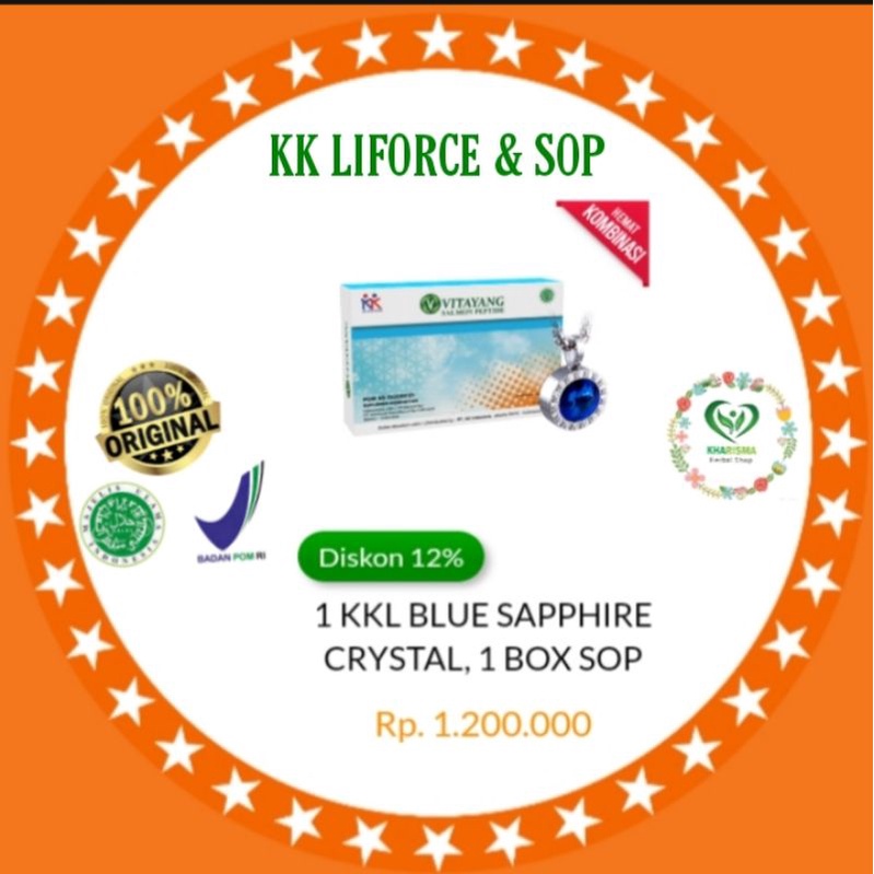 KK LIFORCE  + FREE VITAYANG SOP SALMON OVARY PEPTIDE