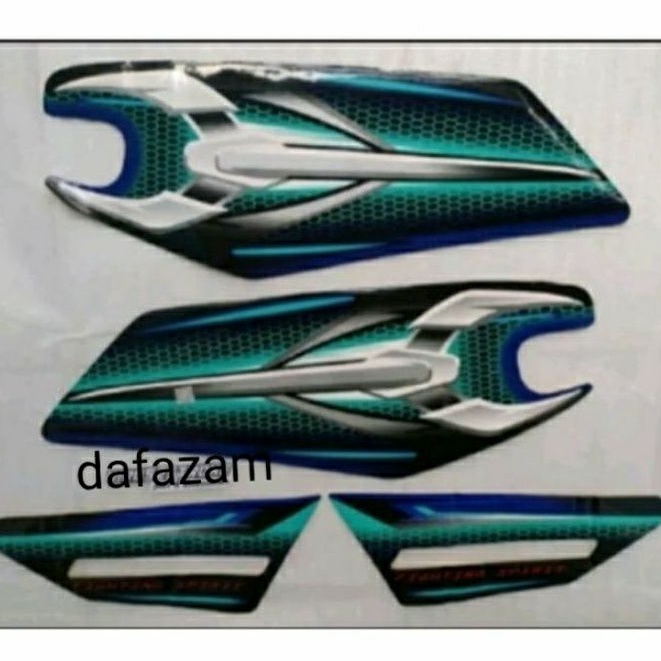 

stiker striping rx-king 2007 biru