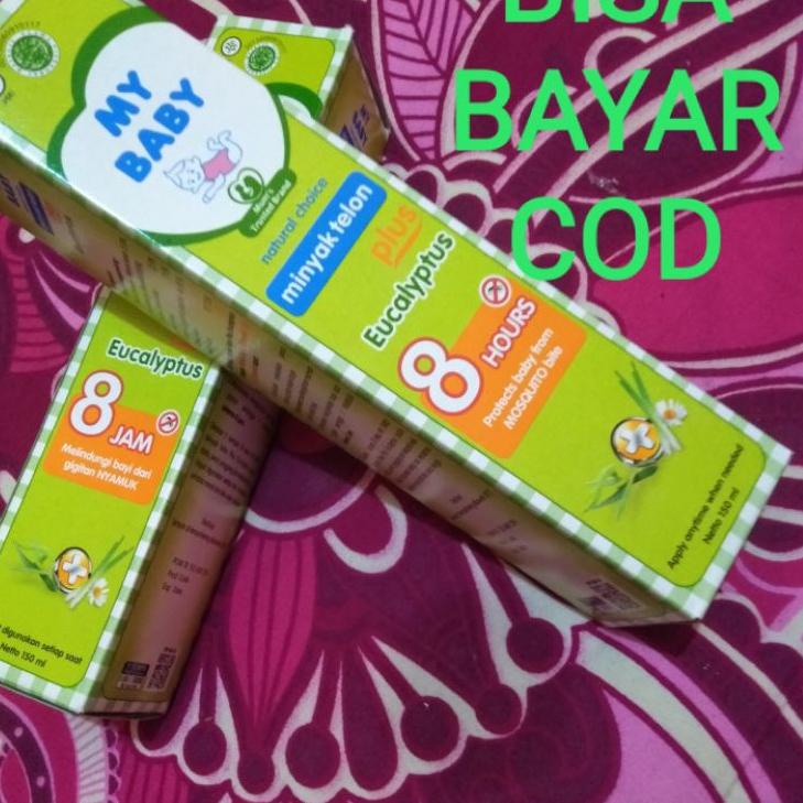 Terbagus.. minyak telon my baby plus eucalyptus 150ml / minyak telon my baby 60ml / minyak telon my 