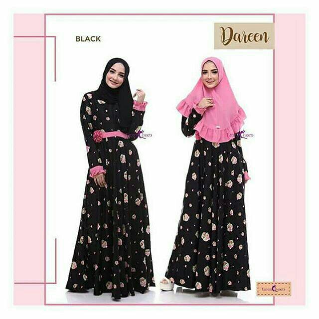 Dareen dress emmaqueen / gamis lebaran /gamis dress
