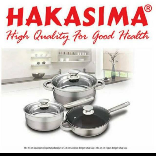 HAKASIM 6 PCS COOKWARE SET