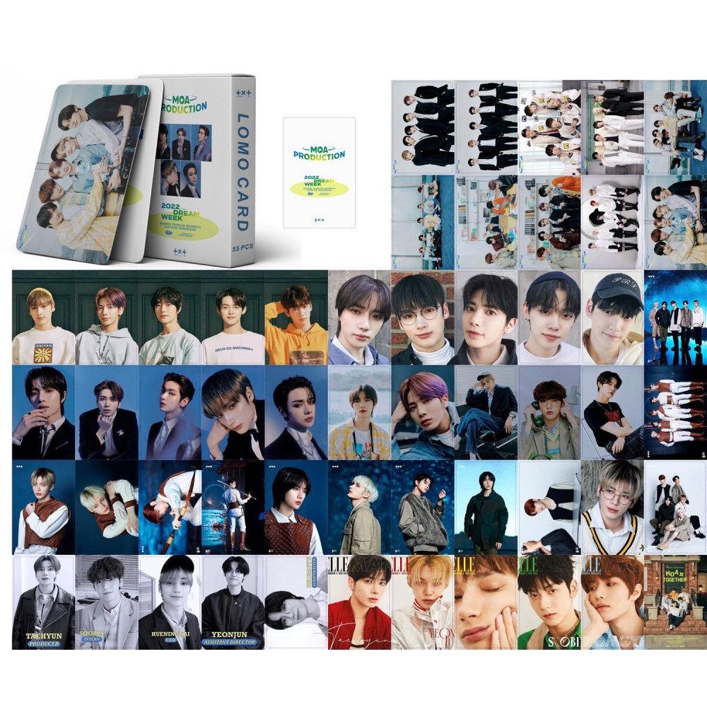 55pcs Kartu Foto Lomo Kpop Album TXT MOA X Together in March