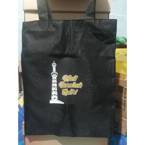 TAS TOTE BAG WALI BAROKAH KEDIRI | TOTEBAG WALI BAROKAH KEDIRI PE