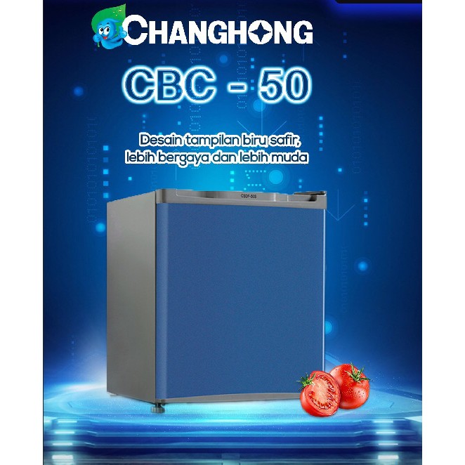 CHANGHONG CBC 50 KULKAS MINI PORTABLE KECIL 50 LITER 50 Watt HITAM COCOK UNTUK HOTEL/ KOS