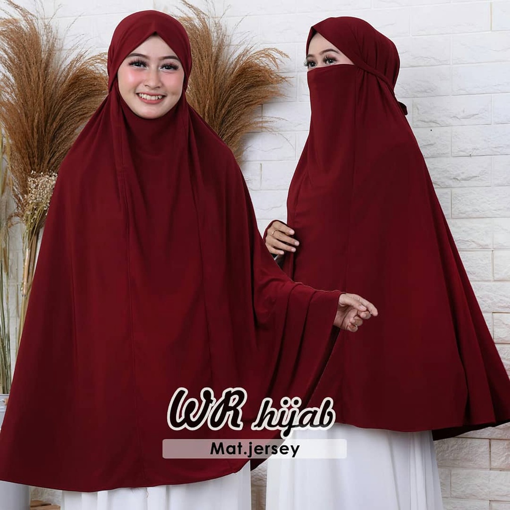 Khimar cadar ukuran 2XL -  3XL 2 in 1/french khimar Bahan Jesrsey-3