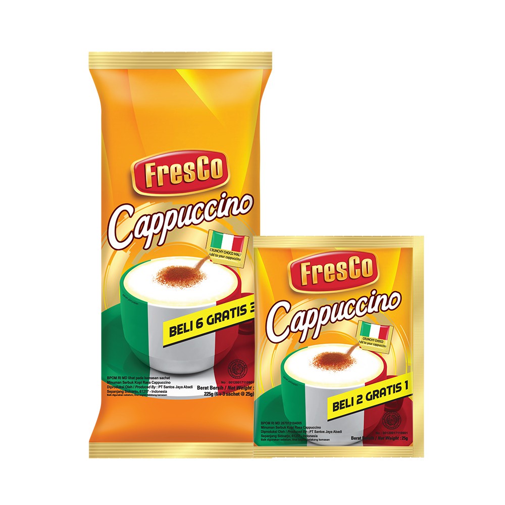 

FRESCO Cappuncino Capucino isi 9 pcs [ BELI 6 GRATIS 3]