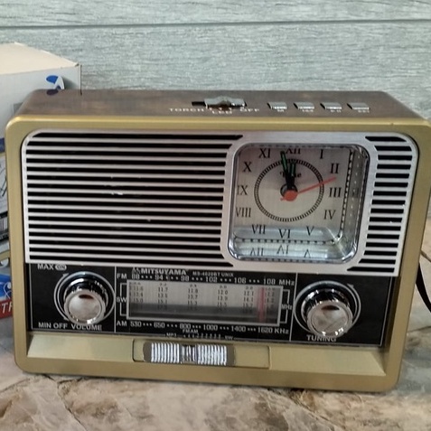 RADIO KLASIK MEREK MITSUYAMA MS-4020BT TIPE UNIX