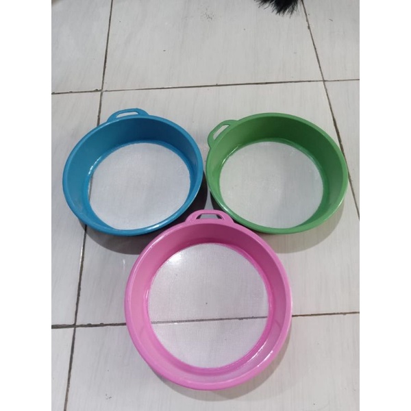 saringan santan bahan plastik ukuran 20 cm