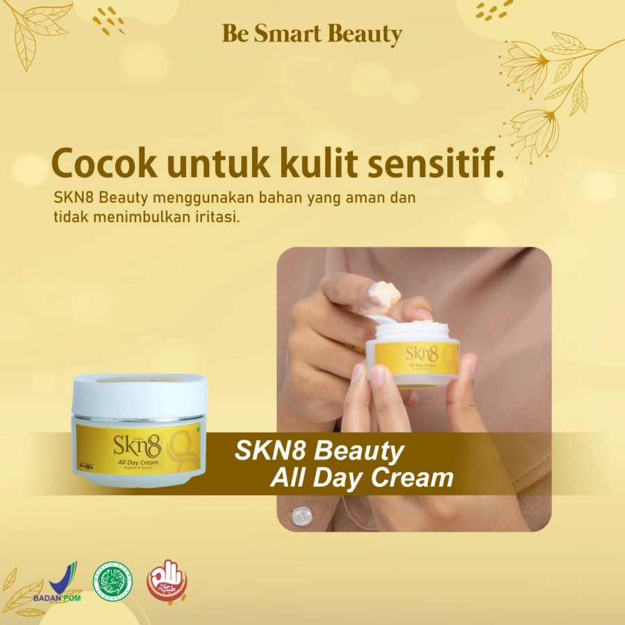 SKN8 Beauty All Day Cream - Skin Care BPOM