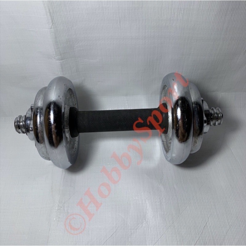Dumbell Set Chrome 5 Kg Ninja Barbell Besi Dumbel Fitness Barbel
