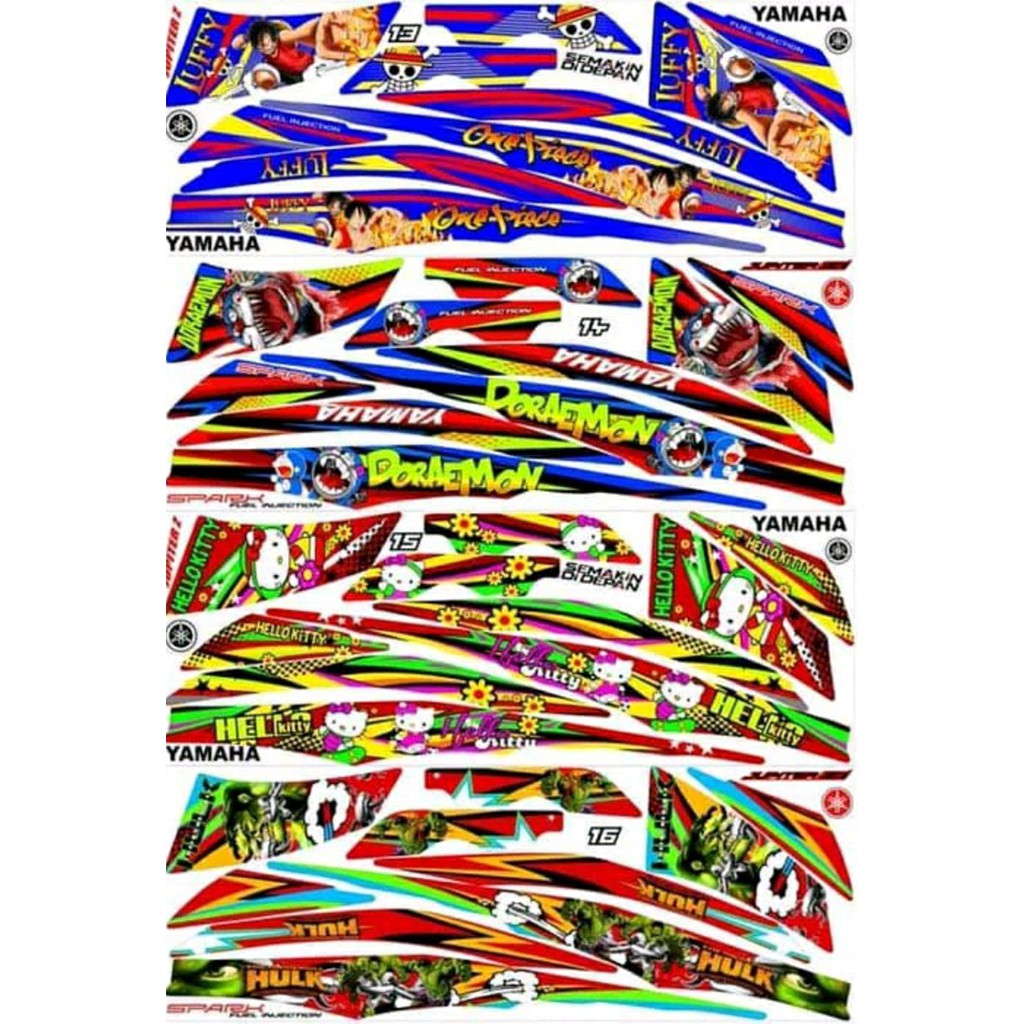 Sticker Striping Variasi Jupiter Z New Jupiter Z 2010 2012 Jupiter Z Robot 2 Shopee Indonesia