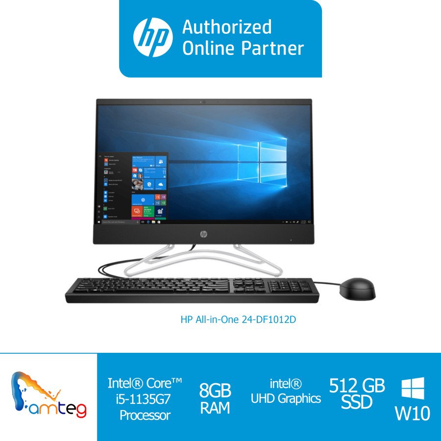 HP AIO 24 DF1012D / Intel Core i5 / 8G / 512GB SSD / Win10 Home / OHS [397J8PA]