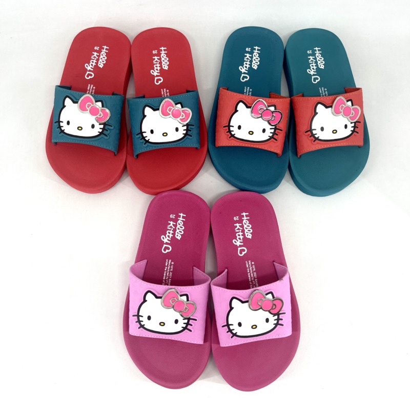 Sandal Slop / Sandal Slide Anak Perempuan ANDO HELLO KITTY HK 301 AK (28-32)