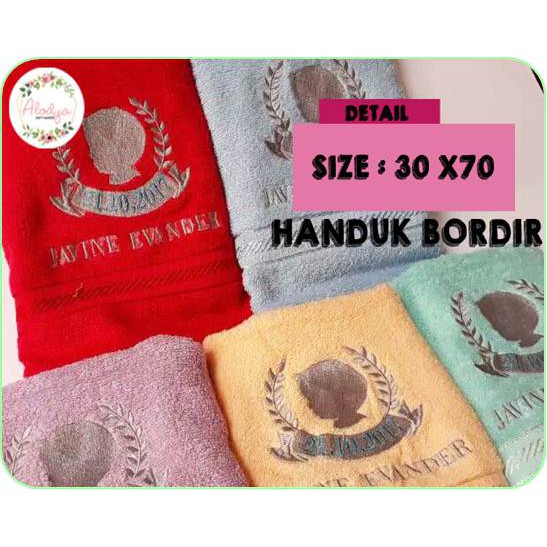 Jual Souvenir/Hampers Ulang Tahun Handuk Bordir/Label (Custom) Murah Shopee Indonesia