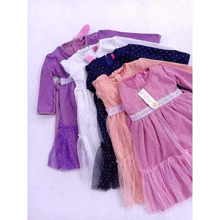 Gamis Anak Rania | Gamis Tutu | Gamis Brukat | Labella