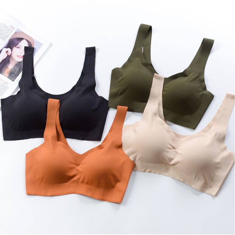 KINDSTORE❤ | [ROMPI-BRA-026] Bra Sport Push Up Seamless Dengan Pad Busa / Bra Seamless