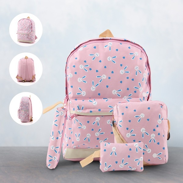 tas anak perempuan murah/ tas backpack anak 4in1/ tas sekolah murah BR 304